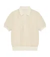 Givenchy Polo In Crochet In Neutral