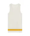 Givenchy Crocheted Round Collar Vest In Ivory White