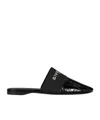 Givenchy Bedford Logo-print Leather Slippers In Black