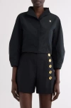 Givenchy Shorts In Wool And Mohair With Buttons In Black