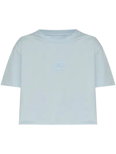 GIVENCHY CROPPED 4G LIQUID T-SHIRT