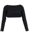 Givenchy Cropped Bolero Jacket In Black