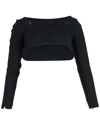 Givenchy Cropped Bolero Jacket In Black
