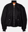 Givenchy Cropped Bomber Jacket In Black