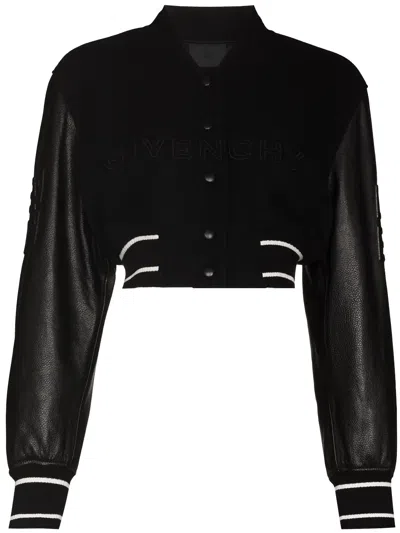 GIVENCHY CROPPED BOMBER JACKET