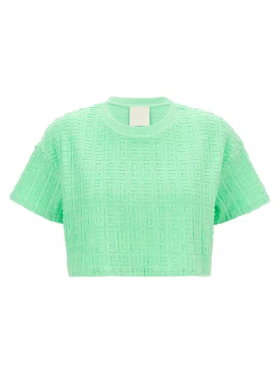Givenchy Cropped Capsule Plage T-shirt Green