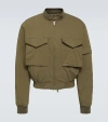 GIVENCHY CROPPED COTTON-BLEND BOMBER JACKET