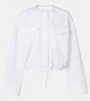 Givenchy Cotton Poplin Cropped Shirt