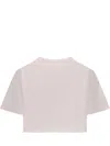 Givenchy Cropped Cr Tee In Pink