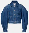 Givenchy Jean Paul Gaultier Multicolor The Yellow Butterfly Polyamide Cardigan In Blue