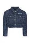 Givenchy Monogram Brand-embroidery Denim Jacket 10- In Denim
