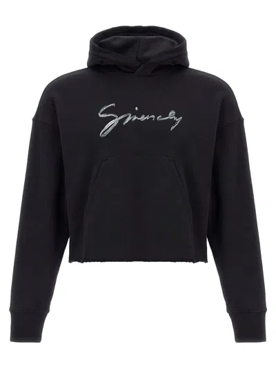 GIVENCHY CROPPED HOODIE
