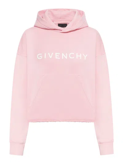 GIVENCHY GIVENCHY CROPPED HOODIE