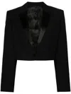 Givenchy Cropped Jacket In Black
