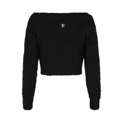 Pre-owned Givenchy Cropped Knit Sweater 'black' | Women's Size M