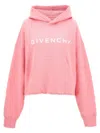 GIVENCHY GIVENCHY CROPPED LOGO HOODIE