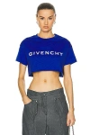 GIVENCHY CROPPED LOGO TEE