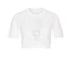 Givenchy Cropped Monogram Top In White