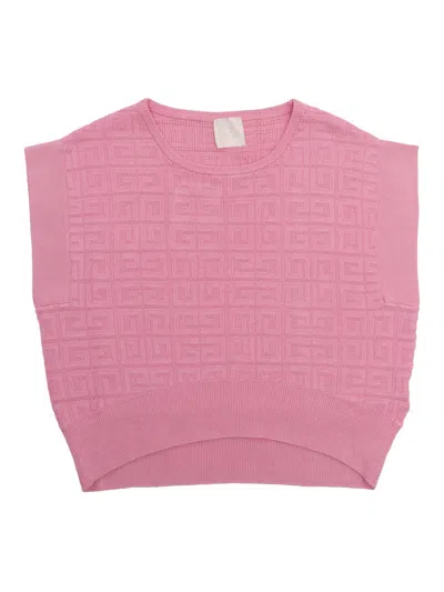 Givenchy Cropped Pink Top