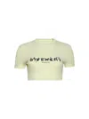 Givenchy Logo-printed Crewneck T-shirt In Green
