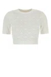 Givenchy Cropped Sweater In Monogram 72 Jacquard