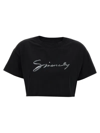 GIVENCHY GIVENCHY CROPPED' T-SHIRT