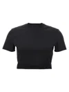 GIVENCHY CROPPED T-SHIRT BLACK