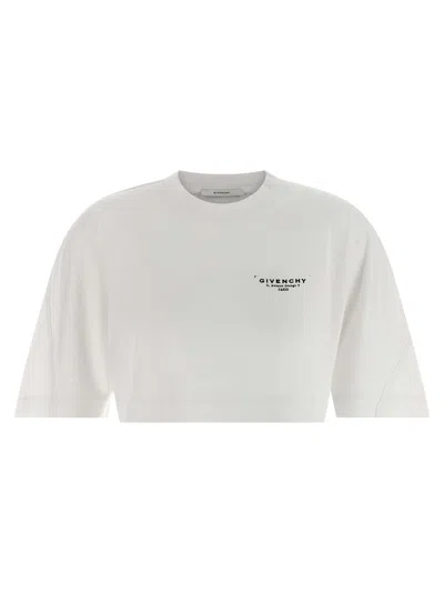 GIVENCHY CROPPED T-SHIRT WHITE