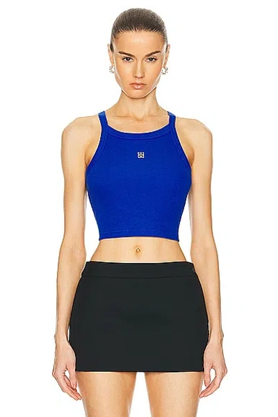 Givenchy Cropped Tank Top In Iris Purple