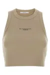 Givenchy Cropped Tank Top In Neutral