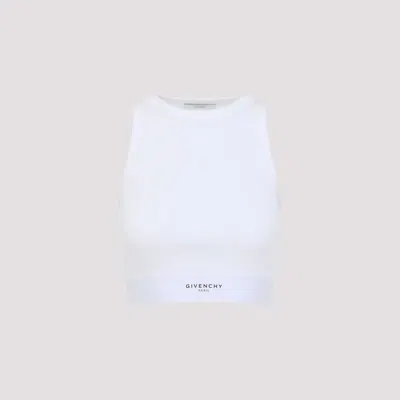 Givenchy Cropped Tank Top In White