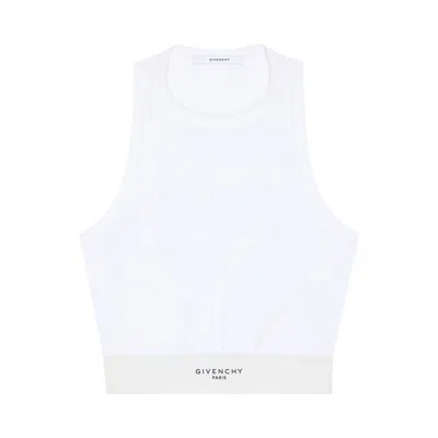 Pre-owned Givenchy Cropped Tank Top 'white' | Women's Size Xs