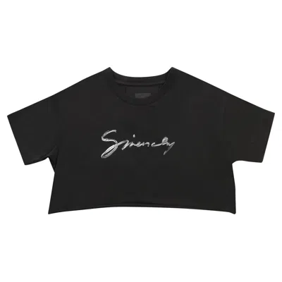 Pre-owned Givenchy Cropped Tee 'black' | Women's Size Xs