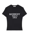 Givenchy Cropped Top In Fine Rib In Blue