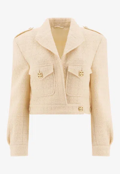 Givenchy Cropped Tweed Jacket