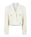 Givenchy Cropped Tweed Jacket In Neutral