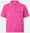 Givenchy Short-sleeve Cashmere-wool Polo Shirt In Pink