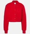 GIVENCHY CROPPED WOOL VARSITY JACKET