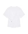 Givenchy Cross-over Cotton T-shirt In White