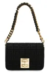 Givenchy 4g Logo Small Leather Shoulder Bag In Black