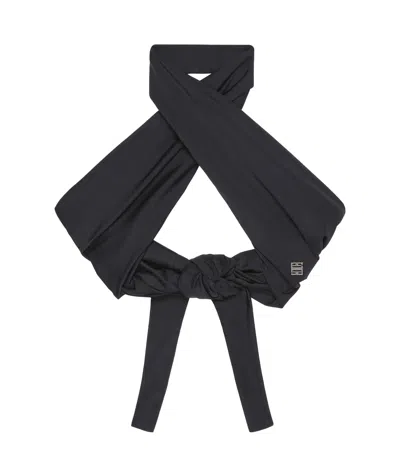 Givenchy Crossover Halterneck Bikini Top In Black
