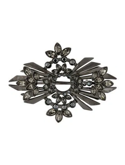 Pre-owned Givenchy Crystal Brooch In Multicolor