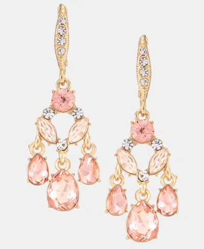 Givenchy Crystal Chandelier Earrings In Pink