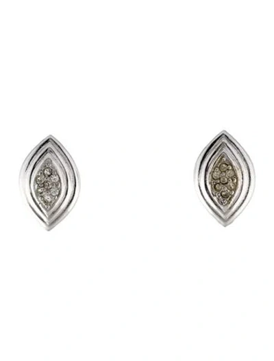Pre-owned Givenchy Crystal Clip-on Earrings In Multi
