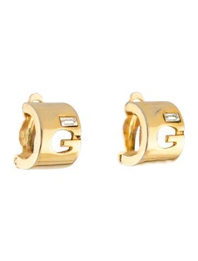 Pre-owned Givenchy Crystal Clip-on Earrings In Multicolor