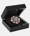 Givenchy Crystal Cluster Flower Pin In Multi