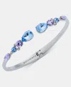 Givenchy Crystal Cuff Bracelet In Blue