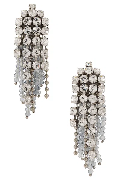 Givenchy Crystal Dangle Earrings In Silvery