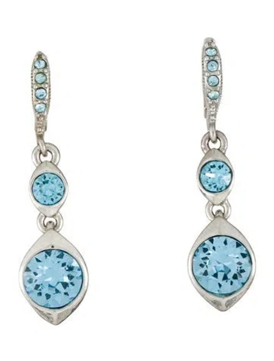 Pre-owned Givenchy Crystal Drop Earrings In Multi