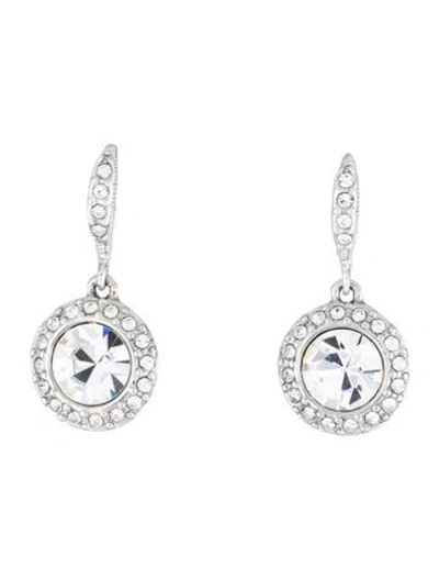 Pre-owned Givenchy Crystal Drop Earrings In Multicolor